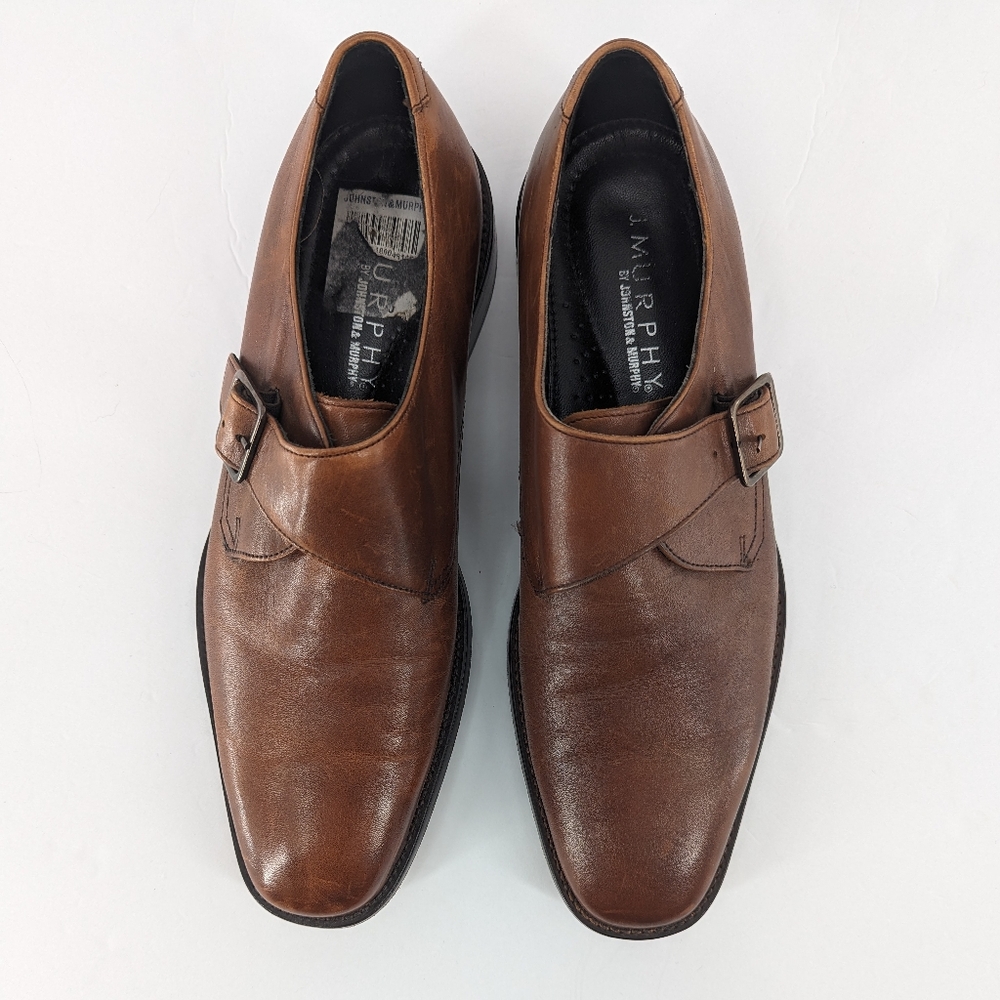 Murphy By Johnston Murphy Men's Monk Strap Tan It… - image 5
